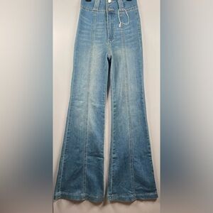Denim By Flying Tomato Hi-Rise Flare Leg Jeans